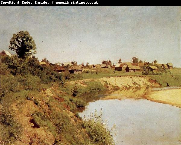 Levitan, Isaak Village at the Flubufer