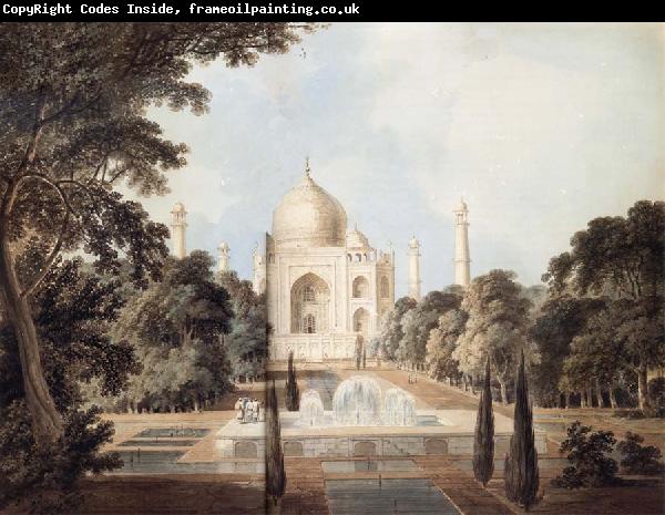 Thomas Daniell South View of the Taj Mahal at Agra