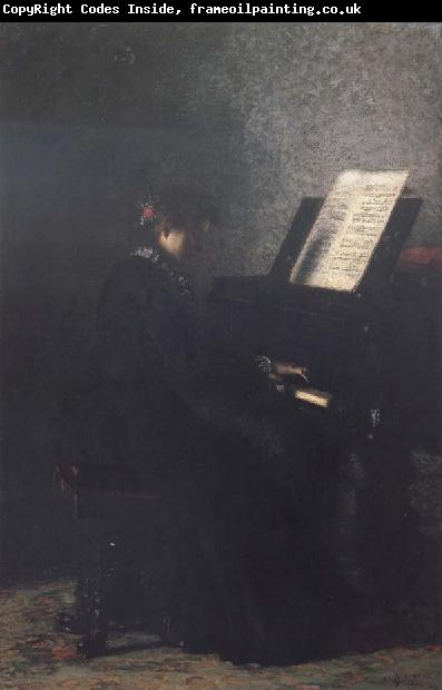 Thomas Eakins Elizabeth at the Piano