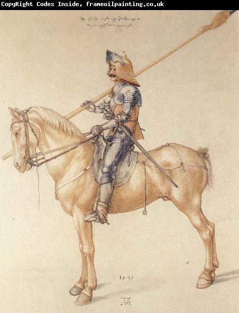 Albrecht Durer Equestrian Kninght in Armor