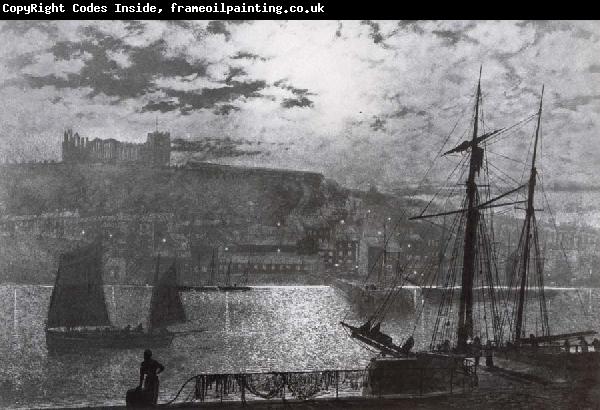 Atkinson Grimshaw WHitby from Scotch Head