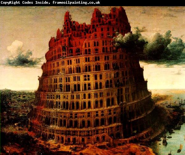 BRUEGEL, Pieter the Elder The-Little-Tower of Babel