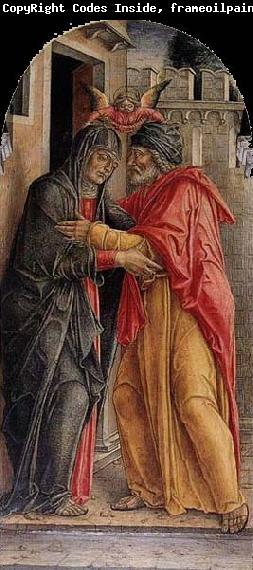 Bartolomeo Vivarini The Meeting of Anne and Joachim