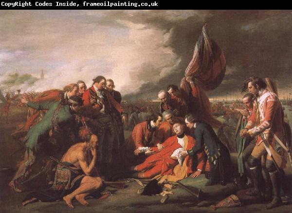 Benjamin West Tod des General Wolfe in der Schacht von  Quebec