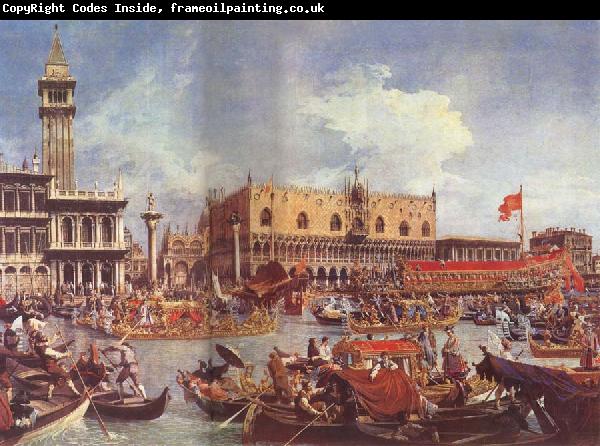 Canaletto The Bucintoro at the Molo on Ascension Day