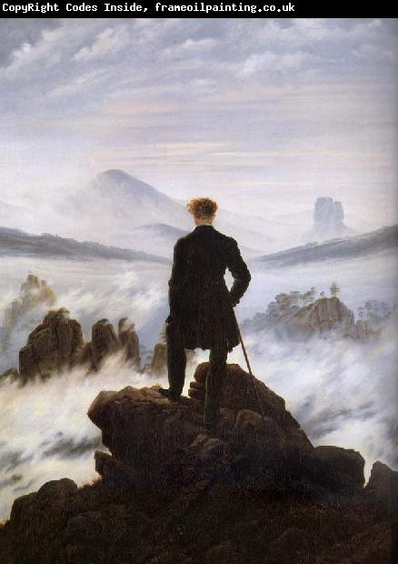 Caspar David Friedrich The walker above the mists