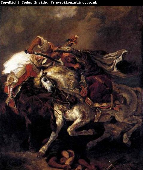 Eugene Delacroix Combat of the Giaour and the Pasha