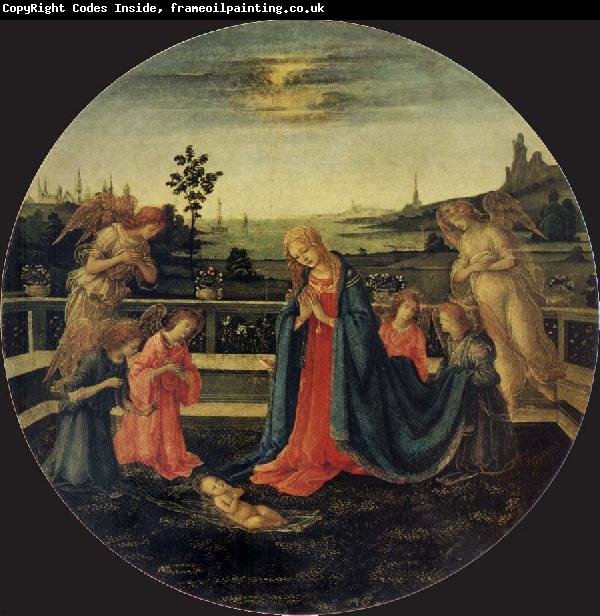 Filippino Lippi The Adoration of the Infant Christ