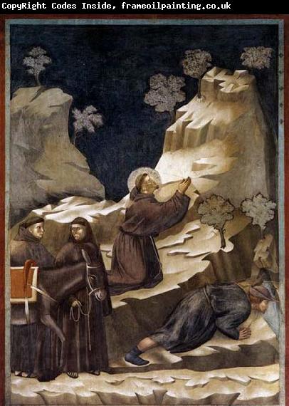 GIOTTO di Bondone Miracle of the Spring