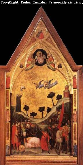 GIOTTO di Bondone The Stefaneschi Triptych Martyrdom of St Paul