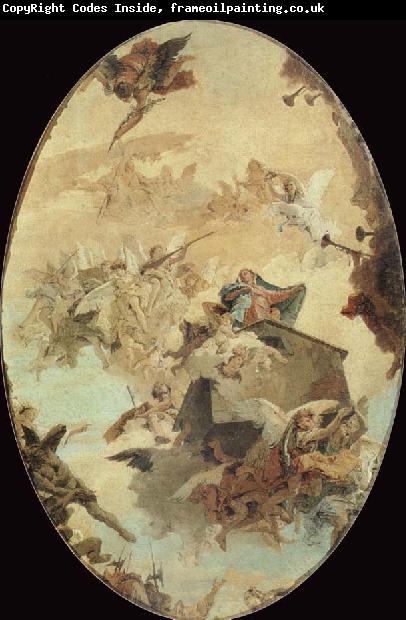 Giovanni Battista Tiepolo Miracle of the Holy House of Loreto
