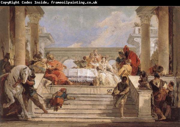 Giovanni Battista Tiepolo THe Banquet of Cleopatra