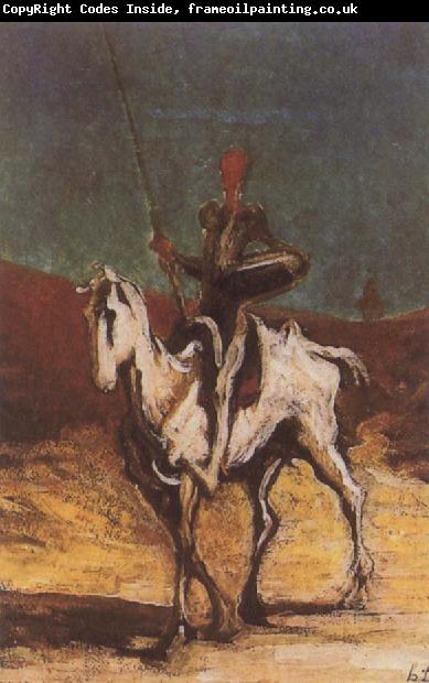 Honore  Daumier Don Quixote and Sancho Pansa