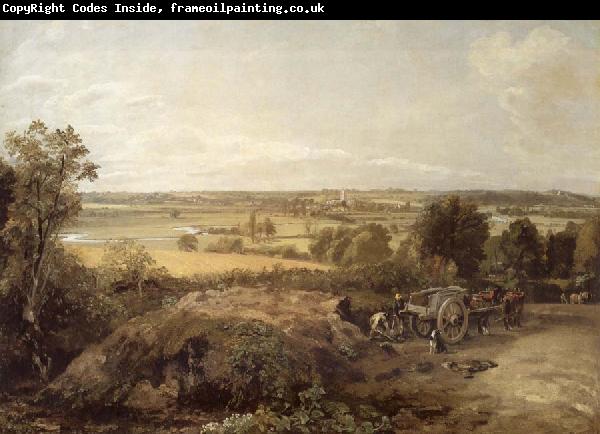 John Constable Stour Valley and the church of Dedham