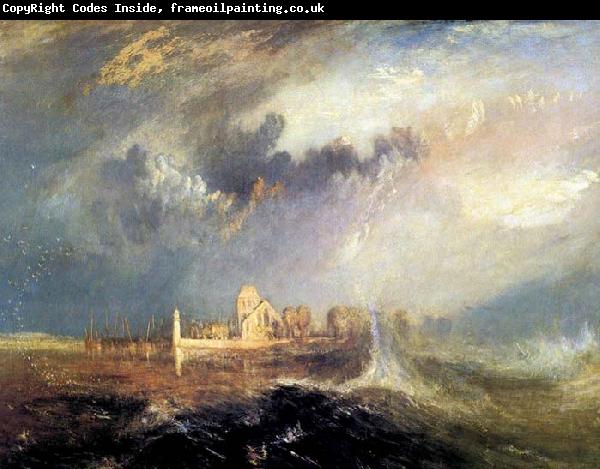 Joseph Mallord William Turner Quillebeuf, at the Mouth of Seine