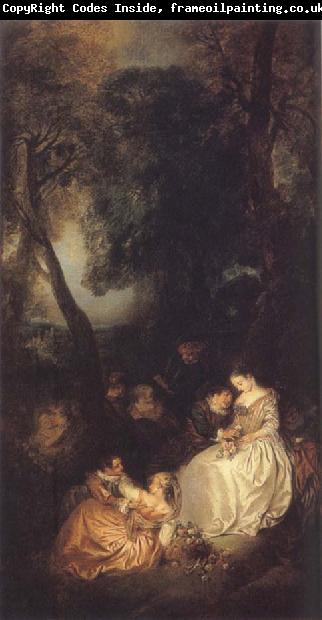 PATER, Jean Baptiste Joseph Scene in a Park,first half of the 18 century