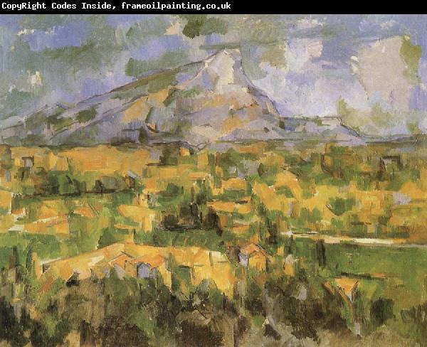 Paul Cezanne Mont Sainte-Victoire considering of Lesson Lauves