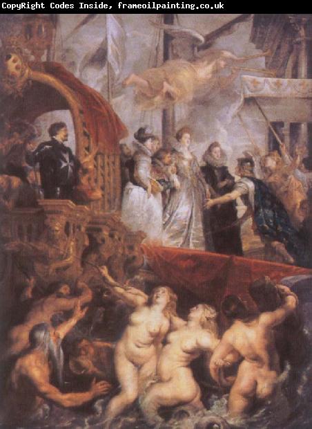 Peter Paul Rubens The Landing of Marie de-Medici at Marseille