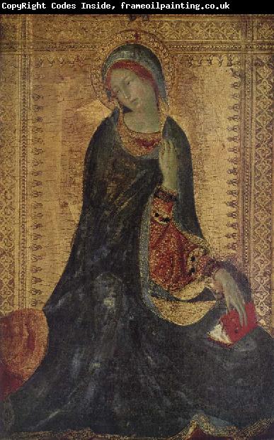 Simone Martini The Madonna From the Annunciation
