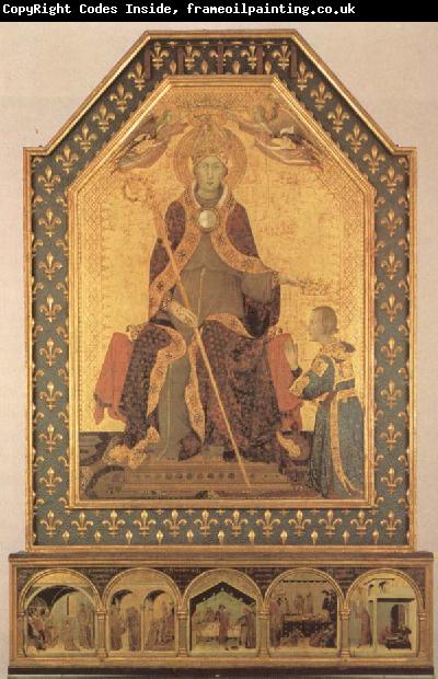 Simone Martini Lodewijk of Toulouse Crowns Robert of Anjou, King of Napels
