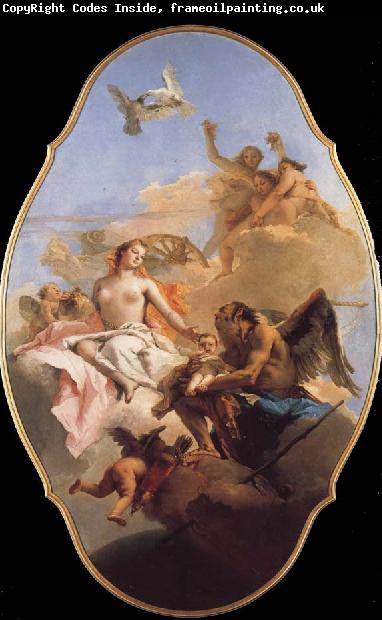TIEPOLO, Giovanni Domenico An Allegory with Venus and Time