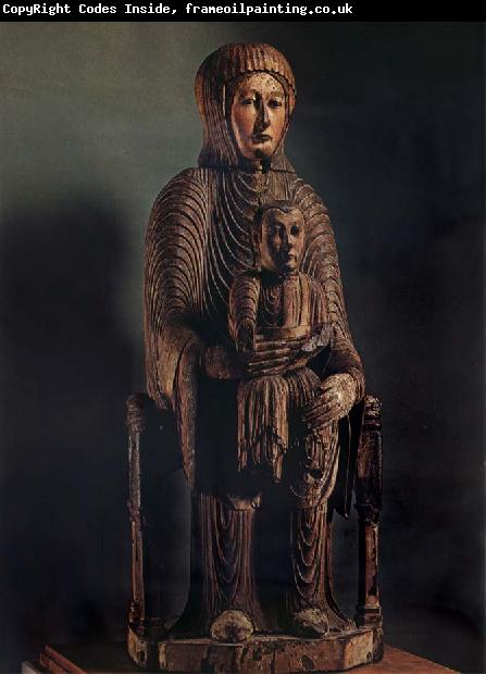 unknow artist Virgin and Child Enthroned