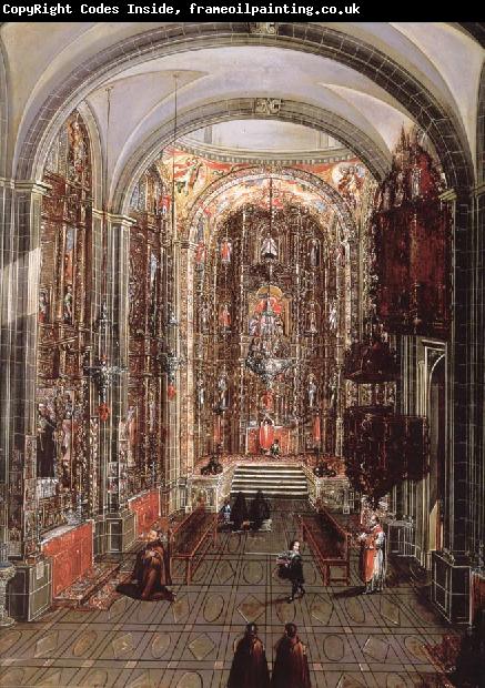 unknow artist This painting Allows us to picture the interior of a church in new spain