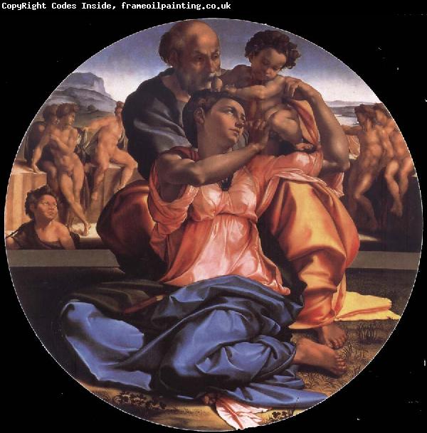 unknow artist The Sacred Family with the young one San Juan the Baptist one