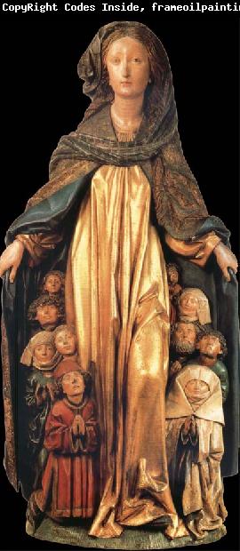 unknow artist The Madonna of the cloak of proteccion