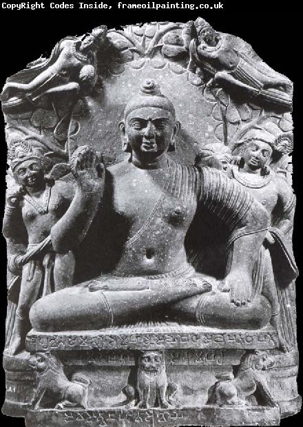 unknow artist Seated Buddha from Katra