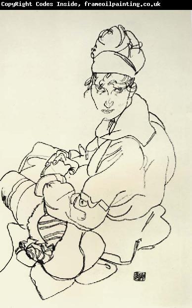 Egon Schiele Seated Woman