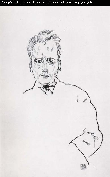 Egon Schiele Portrait of anton webern