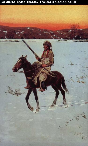 Henry F. Farny Indian Returning from the Hunt