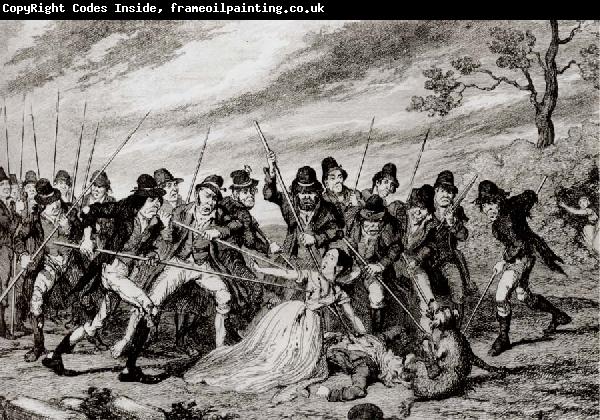 Thomas Pakenham Kildare rebels piking an old man