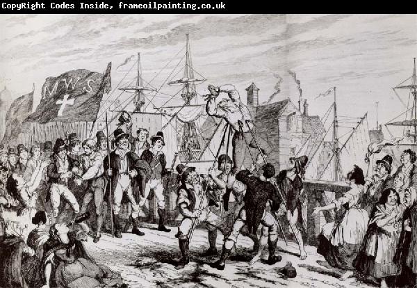 Thomas Pakenham The rebels executing their prisoners on the bridge at Wexford