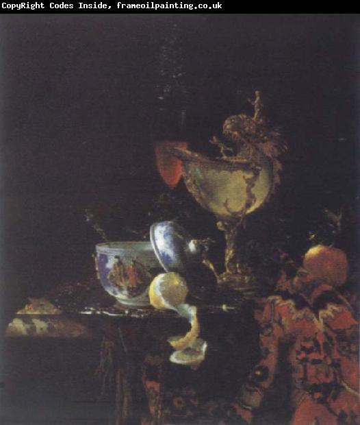 Willem Kalf Style life with Nautilus goblet