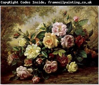 unknow artist Floral, beautiful classical still life of flowers.086