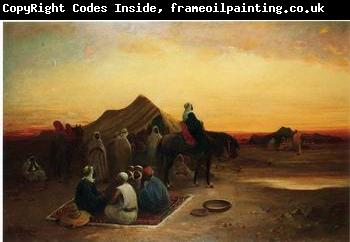 unknow artist Arab or Arabic people and life. Orientalism oil paintings  442