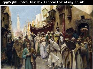 unknow artist Arab or Arabic people and life. Orientalism oil paintings 563