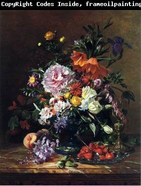 unknow artist Floral, beautiful classical still life of flowers.114