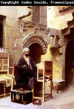 unknow artist Arab or Arabic people and life. Orientalism oil paintings 445