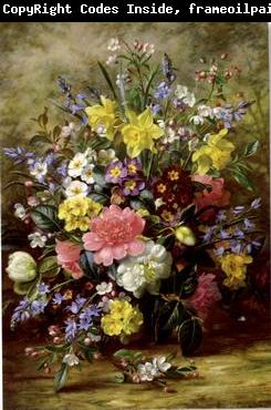 unknow artist Floral, beautiful classical still life of flowers.105