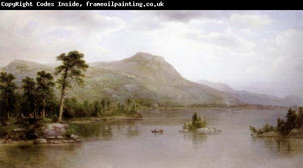 Asher Brown Durand Black Mountain,From the harbor island,Lake George