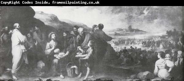 Bartolome Esteban Murillo Miracle of the Loaves and Fishes