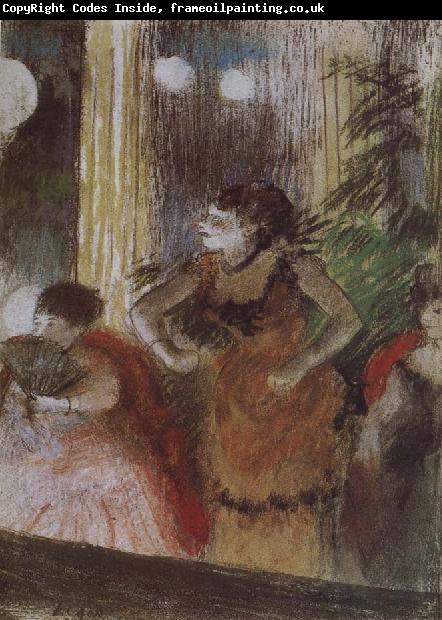 Edgar Degas Bete in the cafe