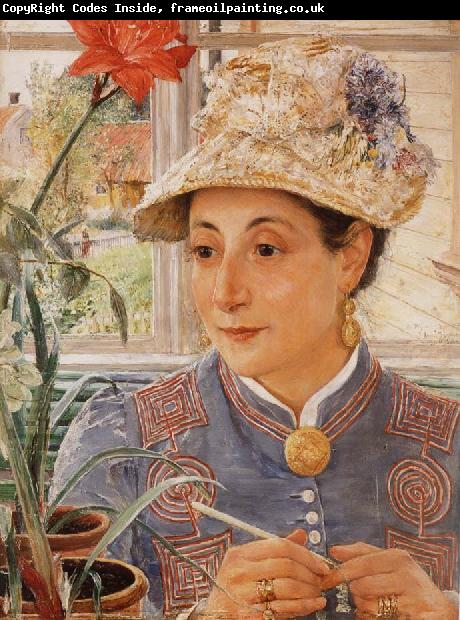 Ernst Josephson Portrait of Jeanette Rubenson