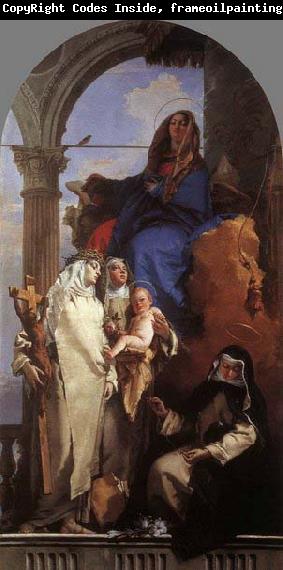 Giovanni Battista Tiepolo The Virgin Appearing to Dominican Saints