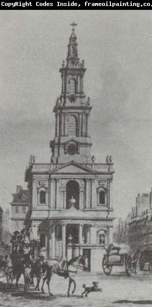 James Gibbs Church of St Mary-Le-Strand in London