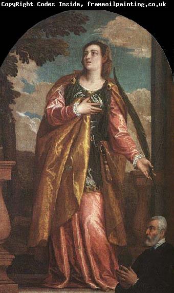Paolo  Veronese St. Lucy and a Donor