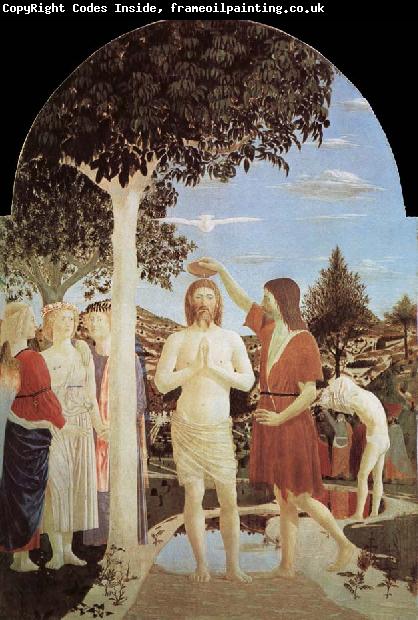 Piero della Francesca The Baptim of Christ